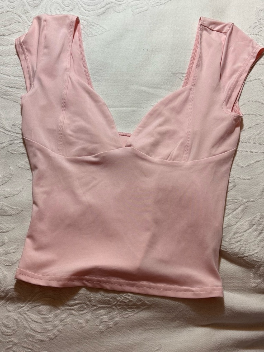 SHEIN pink crop top